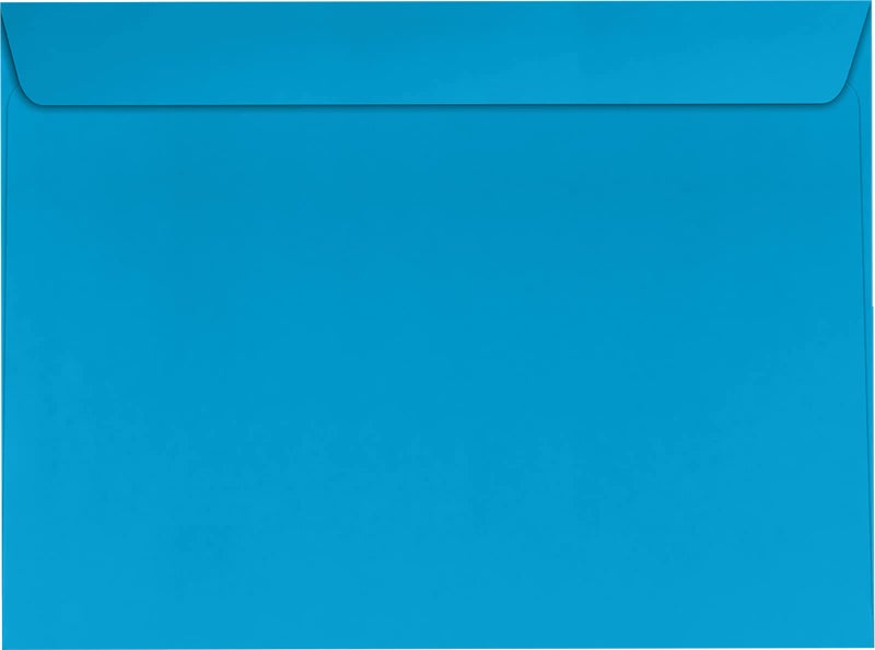 LUXPaper 9 x 12 Booklet Envelopes | Pool Blue | 80lb. Text | 50 Qty - Image 1